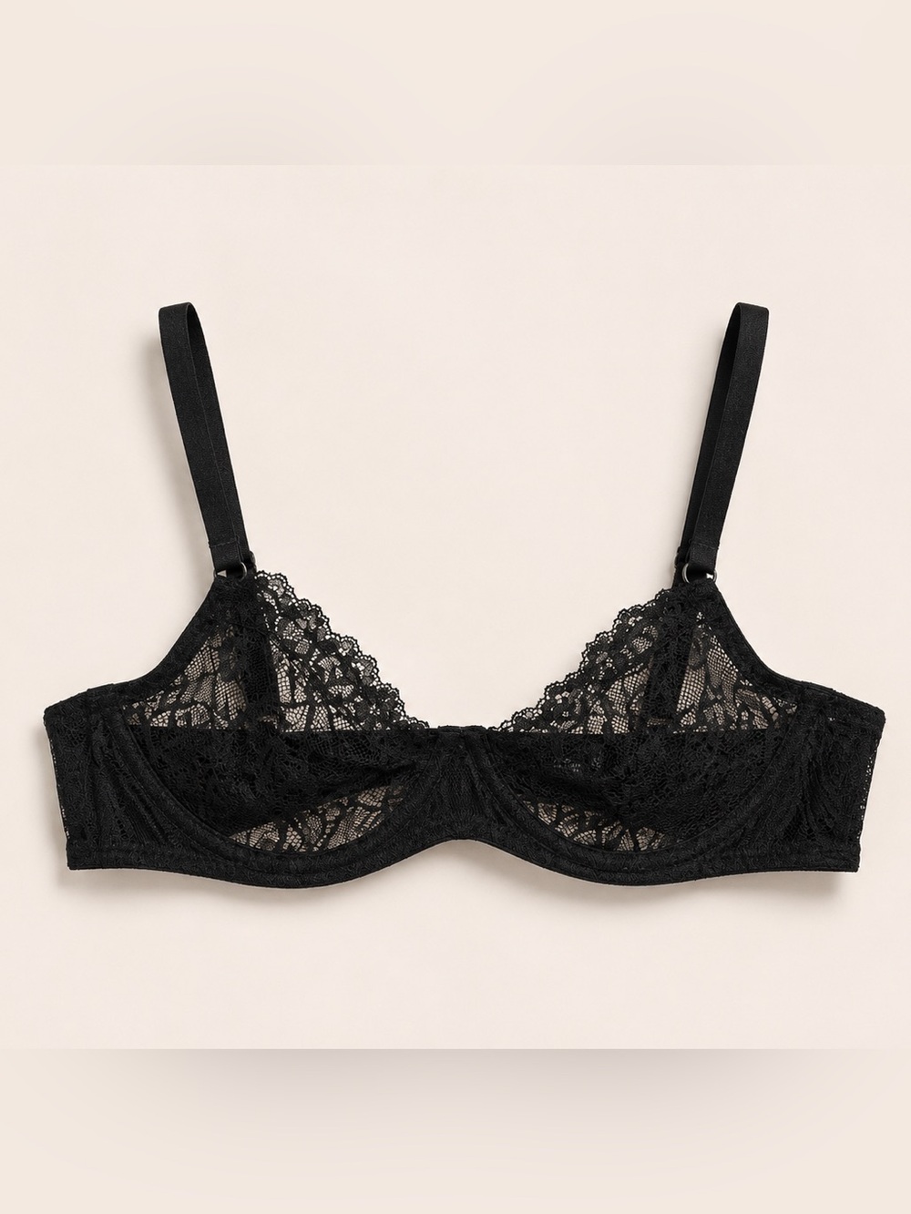 Primark Black Lace Underwire Bra